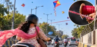 ಹುಬ್ಬಳ್ಳಿಯಲ್ಲಿ ಗಾಳಿಪಟದ ಮಾಂಜಾ ದಾರಕ್ಕೆ ಮಹಿಳೆ ಬಲಿ