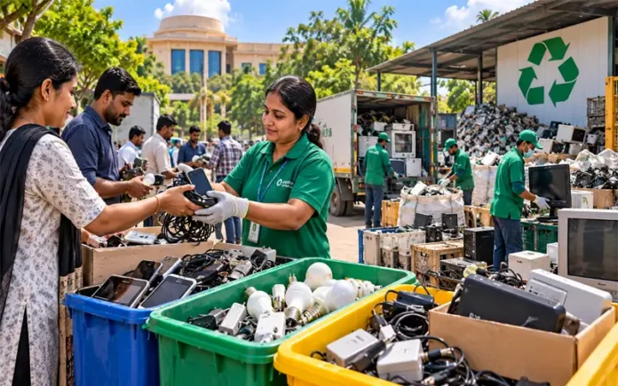 international-e-waste-day-dharwad-kspcb-awareness