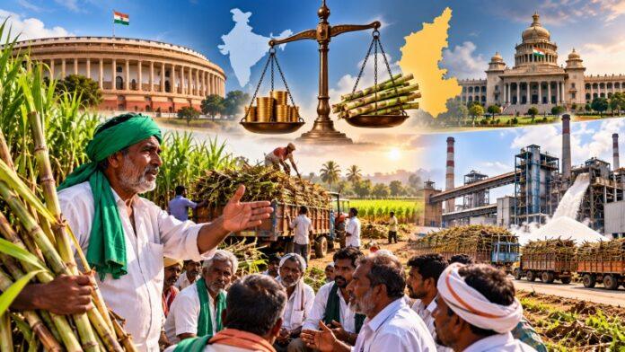 karnataka-sugarcane-farmers-frp-msp-sap-price-hike-debate