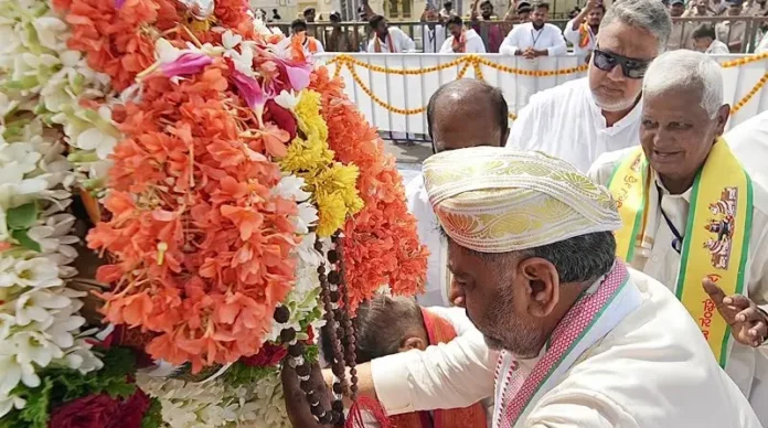 mysuru-dasara-2026-nandidhwaja-puja-dk-shivakumar-jamboo-savari